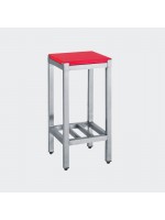 Πάγκος Ανοξείδωτος με Πλάκα Πολυαιθυλενίου