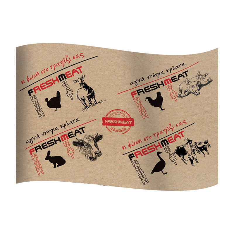 ΧΑΡΤΙ ΚΡΕΟΠΩΛΕΙΟΥ ΚΡΑΦΤ ΚΑΦΕ  50Χ70 FRESH MEAT (20KG)