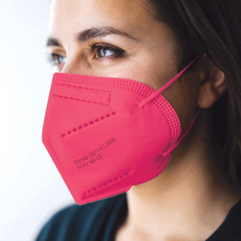 FFP2 Μάσκα προστασίας Soft Care - ροζ