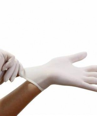 ΓΑΝΤΙΑ ΛΕΥΚΑ LATEX (100 τμχ)