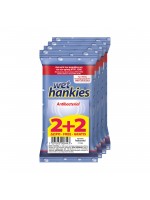 WET HANKIES ΥΓΡΑ ΜΑΝΤΗΛΑΚΙΑ ΑΝΤIBACTERIAL 15TEM 2+2 ΔΩΡΟ