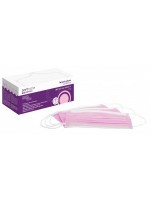 Μάσκες Προσώπου 3PLY με Λάστιχα Ροζ (50ΤΕΜ)