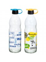 ΜΠΟΥΚΑΛΙ ΓΥΑΛΙΝΟ ΣΤΡΟΓΓΥΛΟ 1LT 111655-002-003 ΜΕ ΣΧΕΔΙΟ