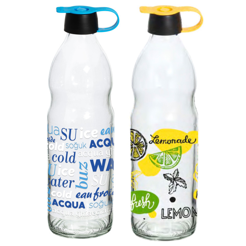 ΜΠΟΥΚΑΛΙ ΓΥΑΛΙΝΟ ΣΤΡΟΓΓΥΛΟ 1LT 111655-002-003 ΜΕ ΣΧΕΔΙΟ