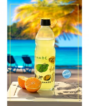 ΜΠΟΥΚΑΛΙ ΓΥΑΛΙΝΟ ΣΤΡΟΓΓΥΛΟ 1LT 111655-002-003 ΜΕ ΣΧΕΔΙΟ