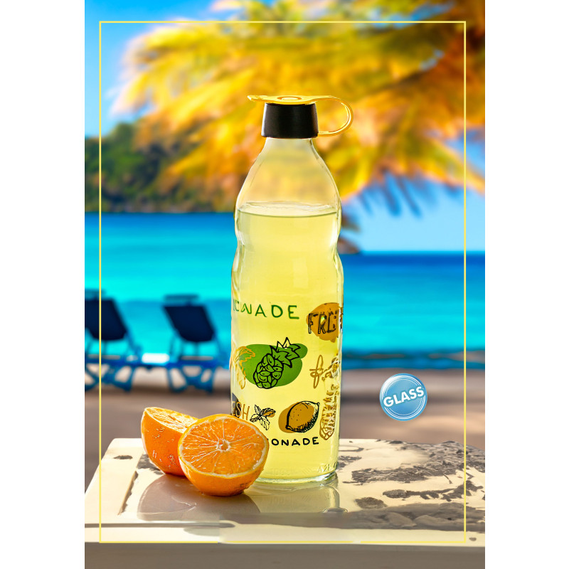 ΜΠΟΥΚΑΛΙ ΓΥΑΛΙΝΟ ΣΤΡΟΓΓΥΛΟ 1LT 111655-002-003 ΜΕ ΣΧΕΔΙΟ