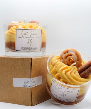 ΚΕΡΙ ΓΥΑΛΙΝΟ ΒΑΖΟ ΦΥΤΙΚΟ - CINNAMON BUNS