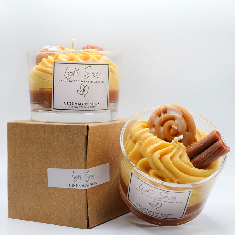 ΚΕΡΙ ΓΥΑΛΙΝΟ ΒΑΖΟ ΦΥΤΙΚΟ - CINNAMON BUNS