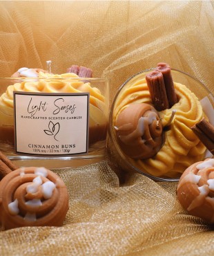 ΚΕΡΙ ΓΥΑΛΙΝΟ ΒΑΖΟ ΦΥΤΙΚΟ - CINNAMON BUNS