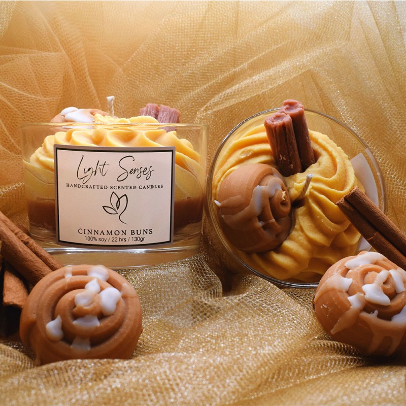 ΚΕΡΙ ΓΥΑΛΙΝΟ ΒΑΖΟ ΦΥΤΙΚΟ - CINNAMON BUNS