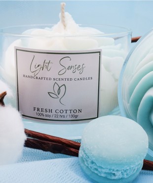 ΚΕΡΙ ΓΥΑΛΙΝΟ ΒΑΖΟ ΦΥΤΙΚΟ - FRESH COTTON