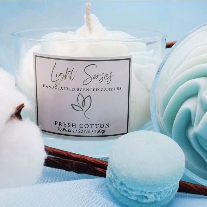 ΚΕΡΙ ΓΥΑΛΙΝΟ ΒΑΖΟ ΦΥΤΙΚΟ - FRESH COTTON