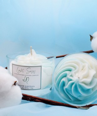 ΚΕΡΙ ΓΥΑΛΙΝΟ ΒΑΖΟ ΦΥΤΙΚΟ - FRESH COTTON