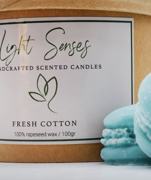WAX MELTS LIGHT SENSES - FRESH COTTON