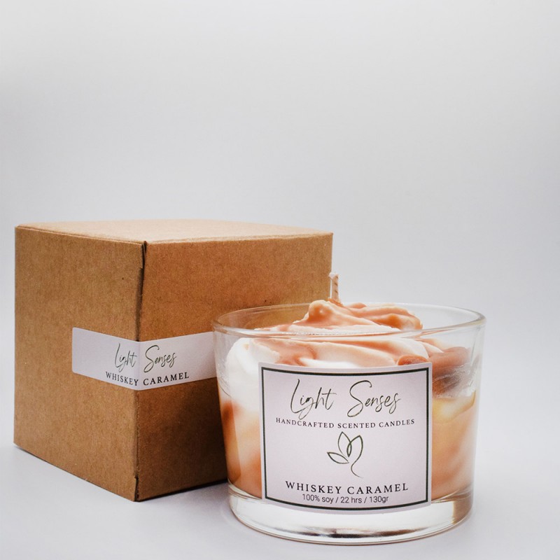 ΚΕΡΙ ΓΥΑΛΙΝΟ ΒΑΖΟ ΦΥΤΙΚΟ - WHISKEY CARAMEL