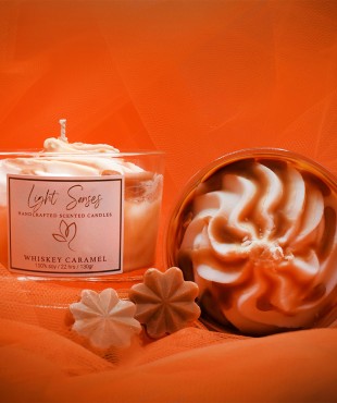 ΚΕΡΙ ΓΥΑΛΙΝΟ ΒΑΖΟ ΦΥΤΙΚΟ - WHISKEY CARAMEL