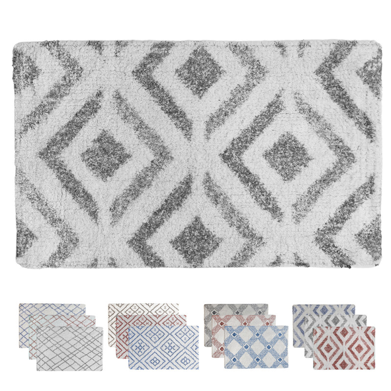 ΠΑΤΑΚΙ ΜΠΑΝΙΟΥ ΒΑΜΒΑΚΕΡΟ COTTON ΡΟΜΒΟΣ 50Χ80