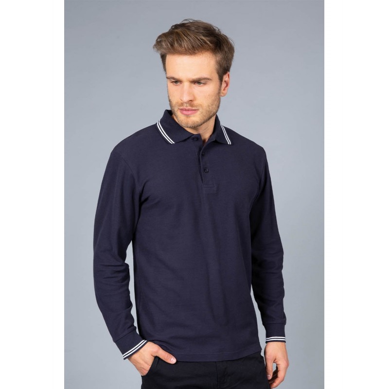 NEW MARSIGLIA ΜΠΛΟΥΖΑ ΠΟΛΟ Μ/Μ ΔΙΧΡΩΜΗ