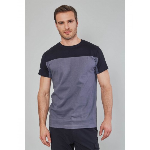 OVIEDO T-SHIRT ΔΙΧΡΩΜΟ 100 ΒΑΜΒΑΚΙ