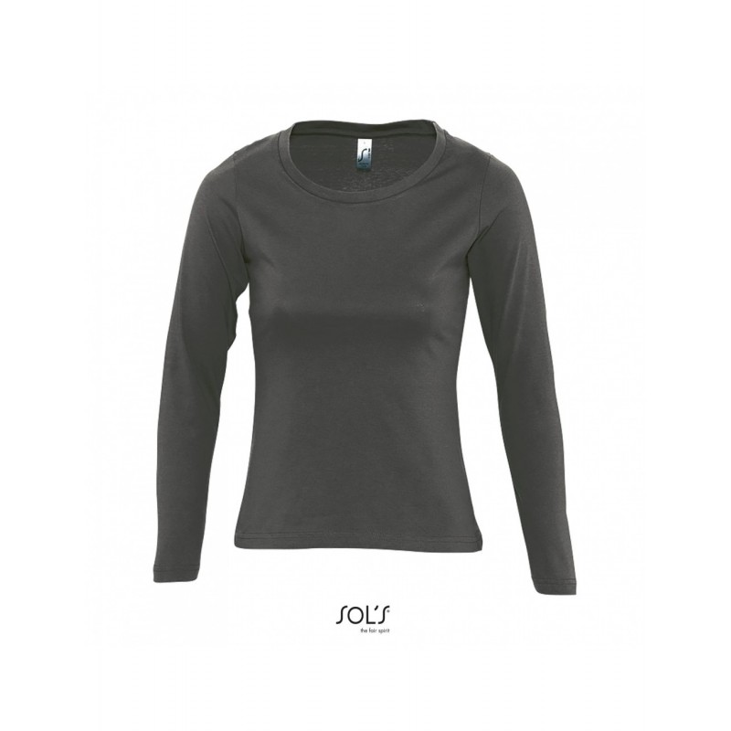 ΓΥΝΑΙΚΕΙΟ ΜΑΚΡΥΜΑΝΙΚΟ T-SHIRT MAJESTIC