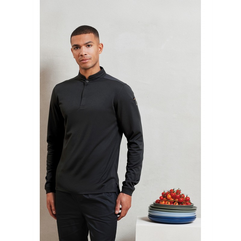 PR647 ΜΠΛΟΥΖΑ ΑΝΔΡΙΚΗ ΜΕ ΚΟΥΜΠΙ ΜΑΚΡΥΜΑΝΙΚΗ 100% ΠΟΛΥΕΣΤΕΡ