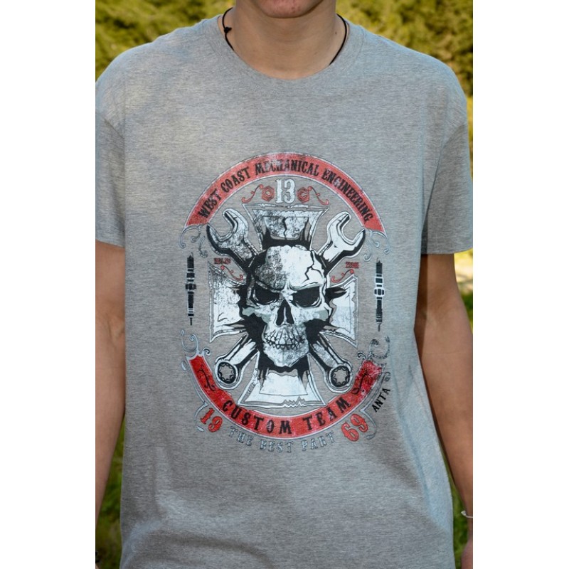 5540 A - REGENT MEN ΜΠΛΟΥΖΑ 100%ΒΑΜΒ. ΧΡΩΜΑ NΕΚΡΟΚΕΦΑΛΗ