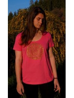 3040 B - METROPOLITAN ΜΠΛΟΥΖΑ 100% ΒΑΜΒ.ΧΡΩΜ. ΛΑΒΥΡΙΝΘΟΣ ΧΡΥΣΟ