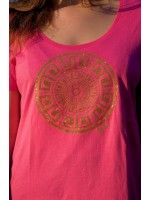 3040 B - METROPOLITAN ΜΠΛΟΥΖΑ 100% ΒΑΜΒ.ΧΡΩΜ. ΛΑΒΥΡΙΝΘΟΣ ΧΡΥΣΟ