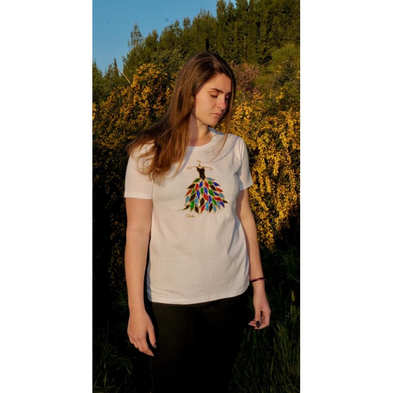 3150 A - REGENT WOMEN ΜΠΛΟΥΖΑ 100%ΒΑΜΒ. ΛΕΥΚΗ ΦΟΡΕΜΑ