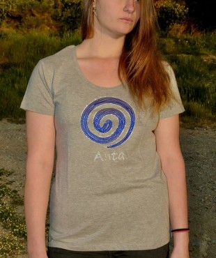 2675 B - METROPOLITAN ΜΠΛΟΥΖΑ 100% ΒΑΜΒ.ΧΡΩΜ. ΣΑΛΙΓΚΑΡΙ ΜΠΛΕ ΑΣΗΜΙ