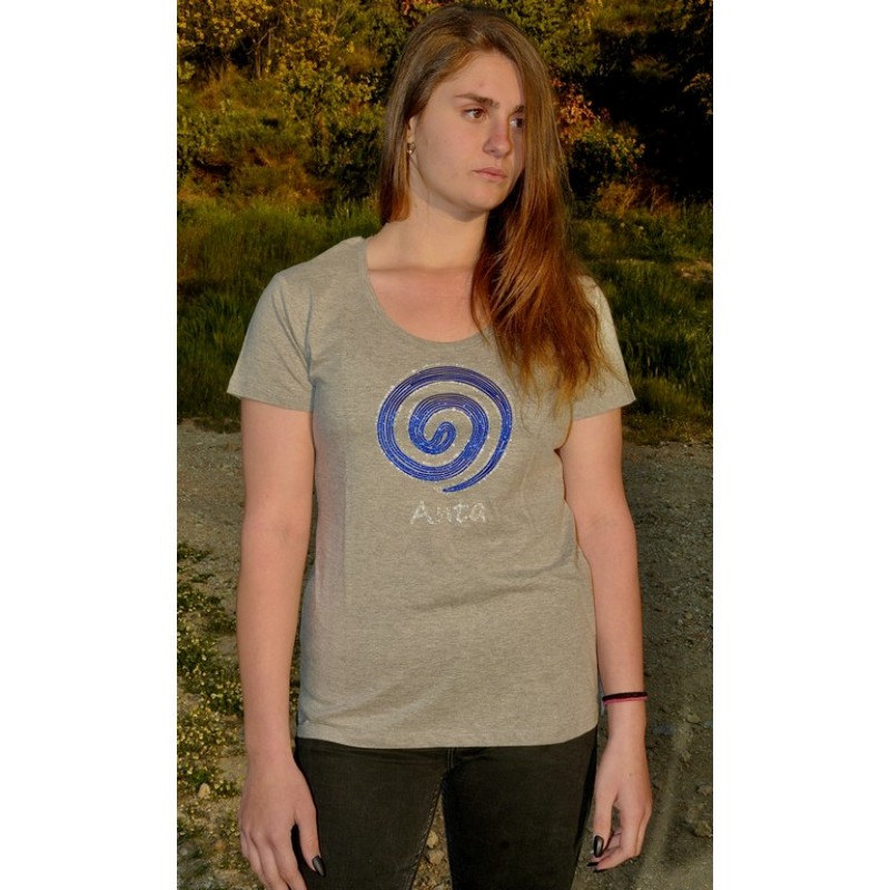 2675 B - METROPOLITAN ΜΠΛΟΥΖΑ 100% ΒΑΜΒ.ΧΡΩΜ. ΣΑΛΙΓΚΑΡΙ ΜΠΛΕ ΑΣΗΜΙ