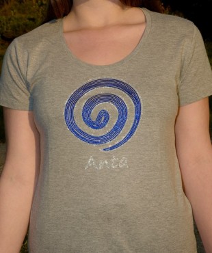 2675 B - METROPOLITAN ΜΠΛΟΥΖΑ 100% ΒΑΜΒ.ΧΡΩΜ. ΣΑΛΙΓΚΑΡΙ ΜΠΛΕ ΑΣΗΜΙ