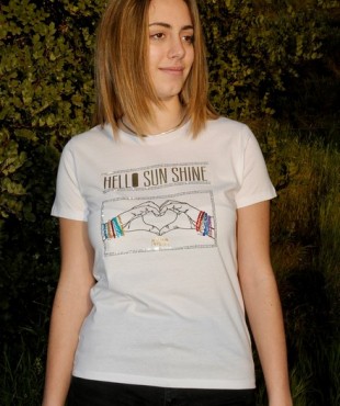 3157 Α - REGENT WOMEN ΜΠΛΟΥΖΑ 100%ΒΑΜΒ. ΛΕΥΚΗ SUN SHINE