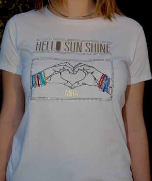 3157 Α - REGENT WOMEN ΜΠΛΟΥΖΑ 100%ΒΑΜΒ. ΛΕΥΚΗ SUN SHINE