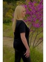 3137 B - REGENT WOMEN ΜΠΛΟΥΖΑ 100%ΒΑΜΒ. ΧΡΩΜΑ ΜΑΤΙ ΧΡΥΣΟ