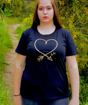 3151 B - REGENT WOMEN ΜΠΛΟΥΖΑ 100%ΒΑΜΒ. ΧΡΩΜΑ ΚΑΡΔΙΑ