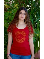 2215 Β - METROPOLITAN ΜΠΛΟΥΖΑ 100% ΒΑΜΒ.ΧΡΩΜ. ΚΥΚΛΟΣ ΜΙΣΟΣ ΣΤΡΑΣ