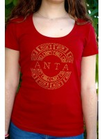 2215 Β - METROPOLITAN ΜΠΛΟΥΖΑ 100% ΒΑΜΒ.ΧΡΩΜ. ΚΥΚΛΟΣ ΜΙΣΟΣ ΣΤΡΑΣ