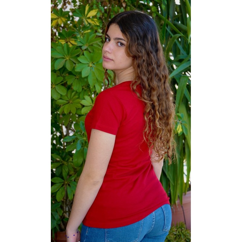 2215 Β - METROPOLITAN ΜΠΛΟΥΖΑ 100% ΒΑΜΒ.ΧΡΩΜ. ΚΥΚΛΟΣ ΜΙΣΟΣ ΣΤΡΑΣ