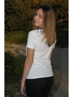 1066 Β - REGENT WOMEN ΜΠΛΟΥΖΑ 100%ΒΑΜΒ. ΛΕΥΚΗ ΜΑΤΙ ΑΣΗΜΙ