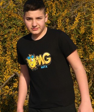 3351 Α - REGENT KIDS ΜΠΛΟΥΖΑ 100%ΒΑΜΒ. ΧΡΩΜΑ OMG