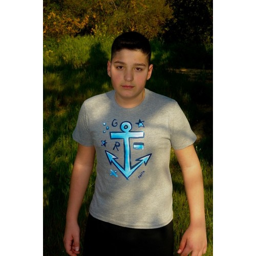 3120 Β - REGENT KIDS ΜΠΛΟΥΖΑ 100%ΒΑΜΒ. ΧΡΩΜΑ ΑΓΚΥΡΑ