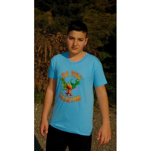 3383 Α - REGENT KIDS ΜΠΛΟΥΖΑ 100%ΒΑΜΒ. ΧΡΩΜΑ MY DINO COLLECTION