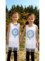 1066 Β - GIRLY KIDS ΜΠΛΟΥΖΑΚΙ ΑΜΑΝΙΚΟ  ΛΕΥΚΟ MATI ΑΣΗΜΙ