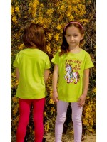 3390 A - CHERRY KIDS ΜΠΛΟΥΖΑ 100% ΒΑΜΒ. UNICORN OF MY DREAMS