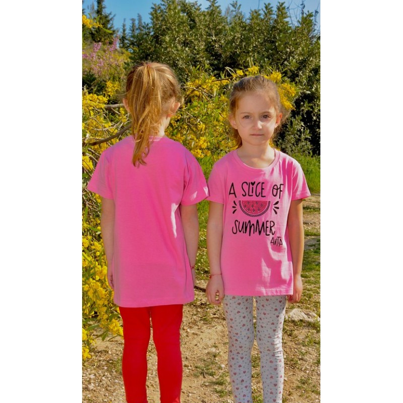 3355 Α - CHERRY KIDS ΜΠΛΟΥΖΑ 100% ΒΑΜΒ. ΧΡΩΜΑ SLICE