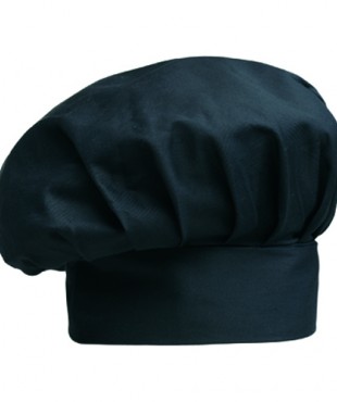 ΣΚΟΥΦΟΣ CHEF MEΓΑΛΟ ΜΕΓΕΘΟΣ ΜΑΥΡΟ - 65% POLYESTER-35% COTTON-1905002C