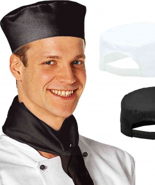 ΚΑΠΕΛΟ ΣΕΦ ΛΕΥΚΟ ΚΑΙ ΜΑΥΡΟ-CHEFS SKULL CAP-S899