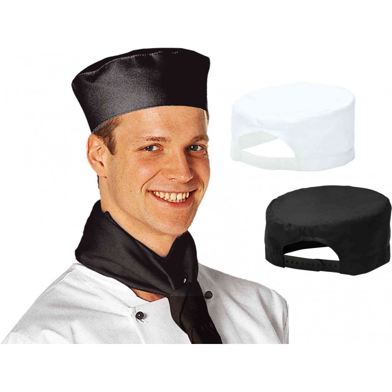 ΚΑΠΕΛΟ ΣΕΦ ΛΕΥΚΟ ΚΑΙ ΜΑΥΡΟ-CHEFS SKULL CAP-S899