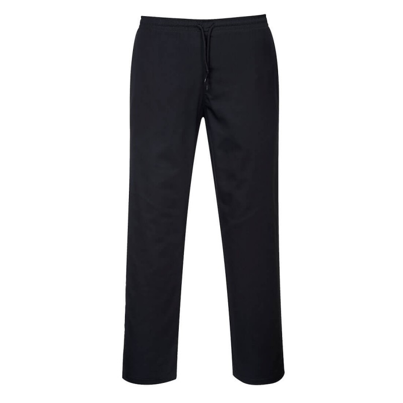 ΠΑΝΤΕΛΟΝΙ ΣΕΦ ΜΑΥΡΟ-DRAWSTRING CHEF TROUSERS BLACK C070BKR
